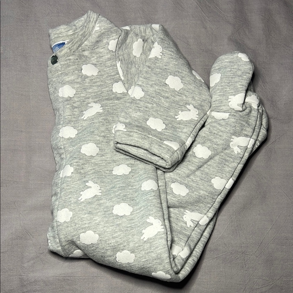 Jacadi Grey Baby Onesie, 6M